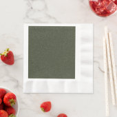 Gespikkelde Moss Green Paper servet –  (Insitu)