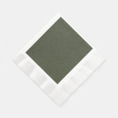 Gespikkelde Moss Green Paper servet –  (Hoek)