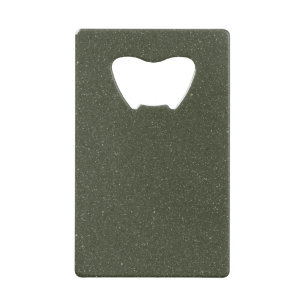 Gespikkelde Moss Green Pocket Bottle Opener (Custo Creditkaart Flessenopener