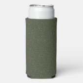 Gespikkelde Moss Green Slim Koelbox –  Seltzer Blikjeskoeler (Seltzer Achterkant)