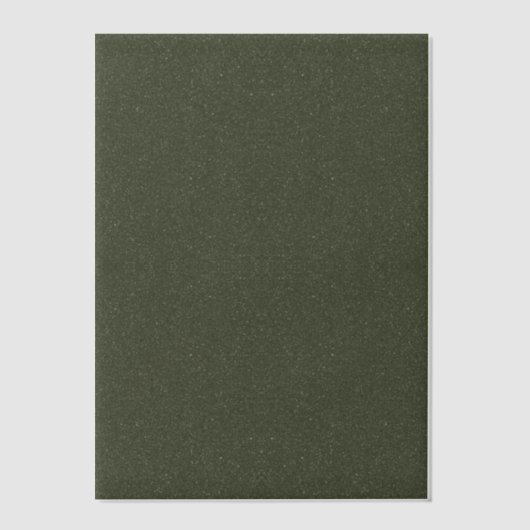Gespikkelde Moss Green Vellum Overlay –  Uitnodigingen (Voorkant)