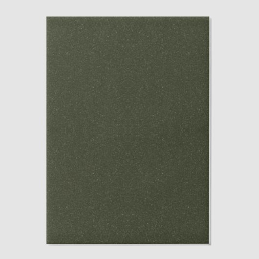 Gespikkelde Moss Green Vellum Overlay – Vellum Uitnodigingen (Voorkant)