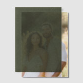 Gespikkelde Moss Green Vellum Overlay – Vellum Uitnodigingen (Offset (Koppel))