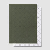 Gespikkelde Moss Green Vellum Overlay – Vellum Uitnodigingen (Offset (Uitnodiging))