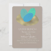 Gespikkelde paaseieren goudnestbranders kaart (Voorkant)