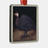 Gespikkelde parelvogel (door Jan Mankes) Metalen Ornament (Rechts)