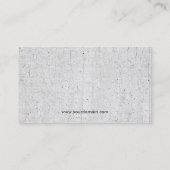 Gespikkelde puistjes verouderd Initiaal Visitekaartje (Achterkant)