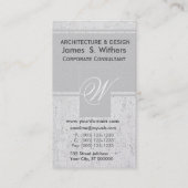 Gespikkelde puistjes verouderd Initiaal Visitekaartje (Voorkant)