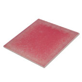 Gespikkelde rabarber keramische tegel tegeltje (Zijkant)