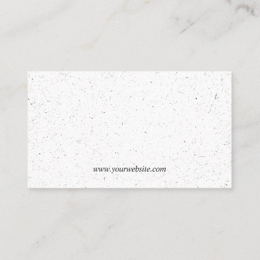 Gespikkelde Textuur Moderne Salon Stylist Hair Spr Visitekaartje (Achterkant)