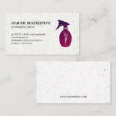 Gespikkelde Textuur Moderne Salon Stylist Hair Spr Visitekaartje (Voorkant / Achterkant)