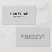 Gespikkelde textuur visitekaartje (Voorkant / Achterkant)