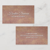 Gespikkelde textuurachtergrond visitekaartje (Voorkant / Achterkant)