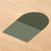 Gespikkelde Top Arch Moss Groene Acryl Uitnodiging (Laagn)
