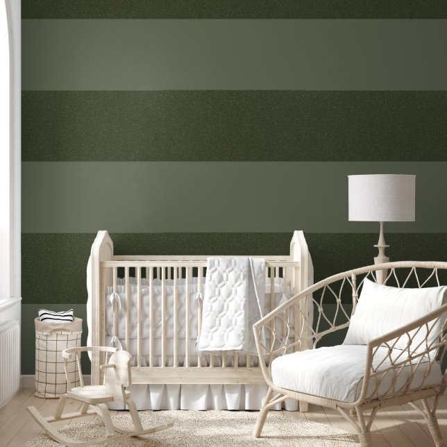Gespikkelde Top & Bottom Moss Groene Wallpaper Cus Behang (Kinderen)