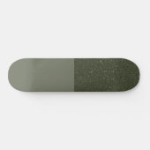 Gespikkelde Top Moss Groene Skateboard Deck (Custo (Horizontaal)