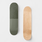 Gespikkelde Top Moss Groene Skateboard Deck (Custo (Voorkant)