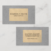 Gespikkelde Tweekleurige Kleurblokken Visitekaartje (Voorkant / Achterkant)