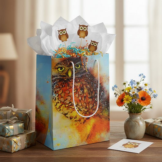 Gespikkelde uil medium cadeauzakje