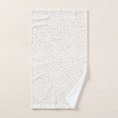 Gespikkelde voorjaarsgier, groene en Oranje Stippe Bad Handdoek (Handdoek)