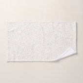 Gespikkelde voorjaarsgier, groene en Oranje Stippe Bad Handdoek (Handdoek)