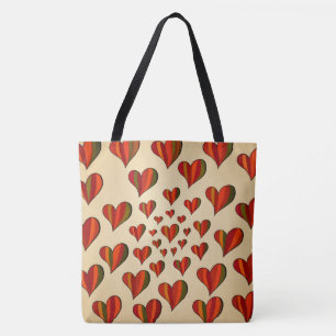 Gespindeld Hart Tote Bag