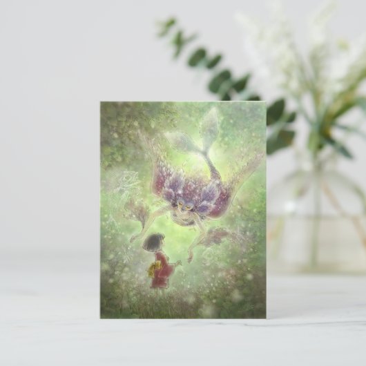 Gespiraatd weg Briefkaart (Staand voorkant)