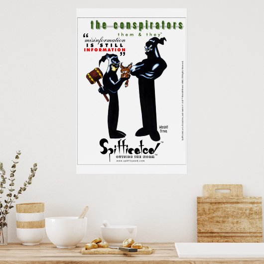 Gespireerd - de samenzweerders poster (Keuken)