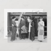 Gespirited Suffragettes, 1914 Briefkaart (Voorkant / Achterkant)