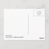 Gespiriteerde slak op een regenachtige dag briefkaart (Achterkant)