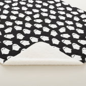 Gespistenpatroon silhouetdeken sherpa deken (3/4)