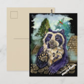 Gespitst Beer Briefkaart (Voorkant / Achterkant)