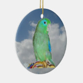 Gespitste Parrotlet Keramisch Ornament (Rechts)