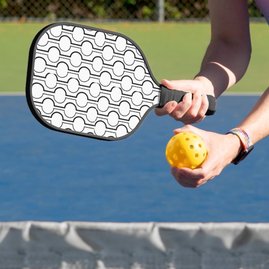 Gespleten cirkels pickleball paddle (Insitu)