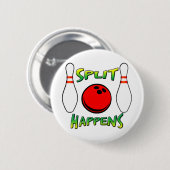 Gespleten gebeurt Button (Voorkant /achterkant)