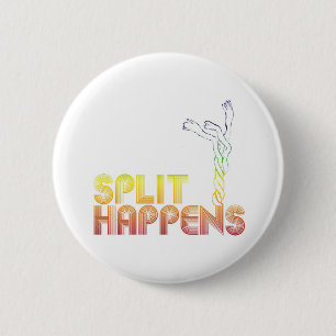 Gespleten gebeurt Button