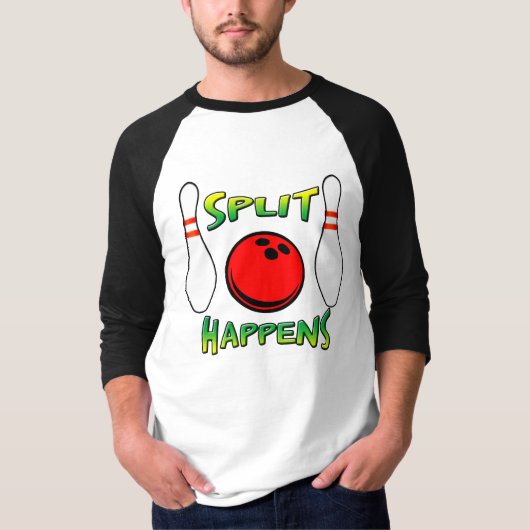 Gespleten gebeurt Shirt (Voorkant)