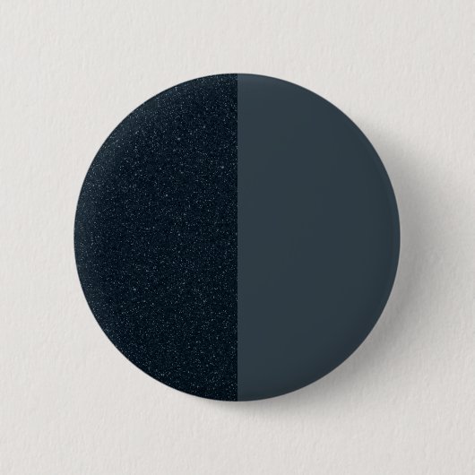Gespleten Houtskool Knop Met Aangepaste Speld Ronde Button 5,7 Cm (Voorkant)