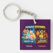 Gespleten Huis Adopt Me vs Catalog Avatar Creator Sleutelhanger (Voorkant)