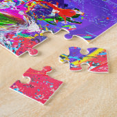 Gespleten leeuw legpuzzel (Zijkant)