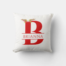 Gespleten Monogram Letter B Xmas Herten Geweien  