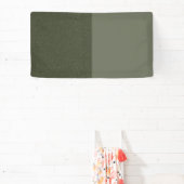 Gespleten mos groene gestructureerde aangepaste ba spandoek (Insitu)