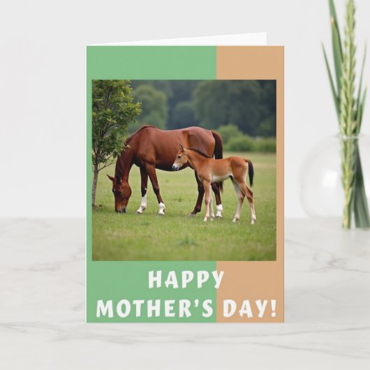 Gespleten Paard Kaart (Voorkant)