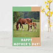Gespleten Paard Kaart (Gele Bloem)