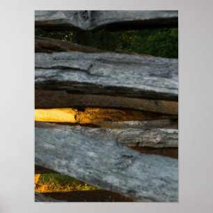 Gespleten Rail Abstract Poster