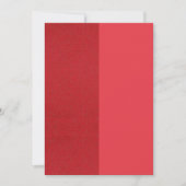 Gespleten Rood Bedankkaart – Aangepaste Bulk Optie (Voorkant)