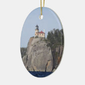 gespleten rotslicht keramisch ornament (Links)