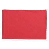 Gespleten Textuur Rode Pillowcase – Aanpasbaar Kussensloop (Achterkant)