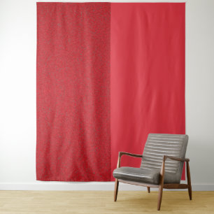 Gespleten Tomaat Rood Geluid Muur Tapijt – Aanpass Wandkleed