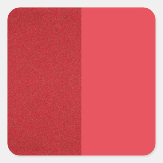 Gespleten Tomaat Rood Matte Sticker – Aangepast Ui (Voorkant)